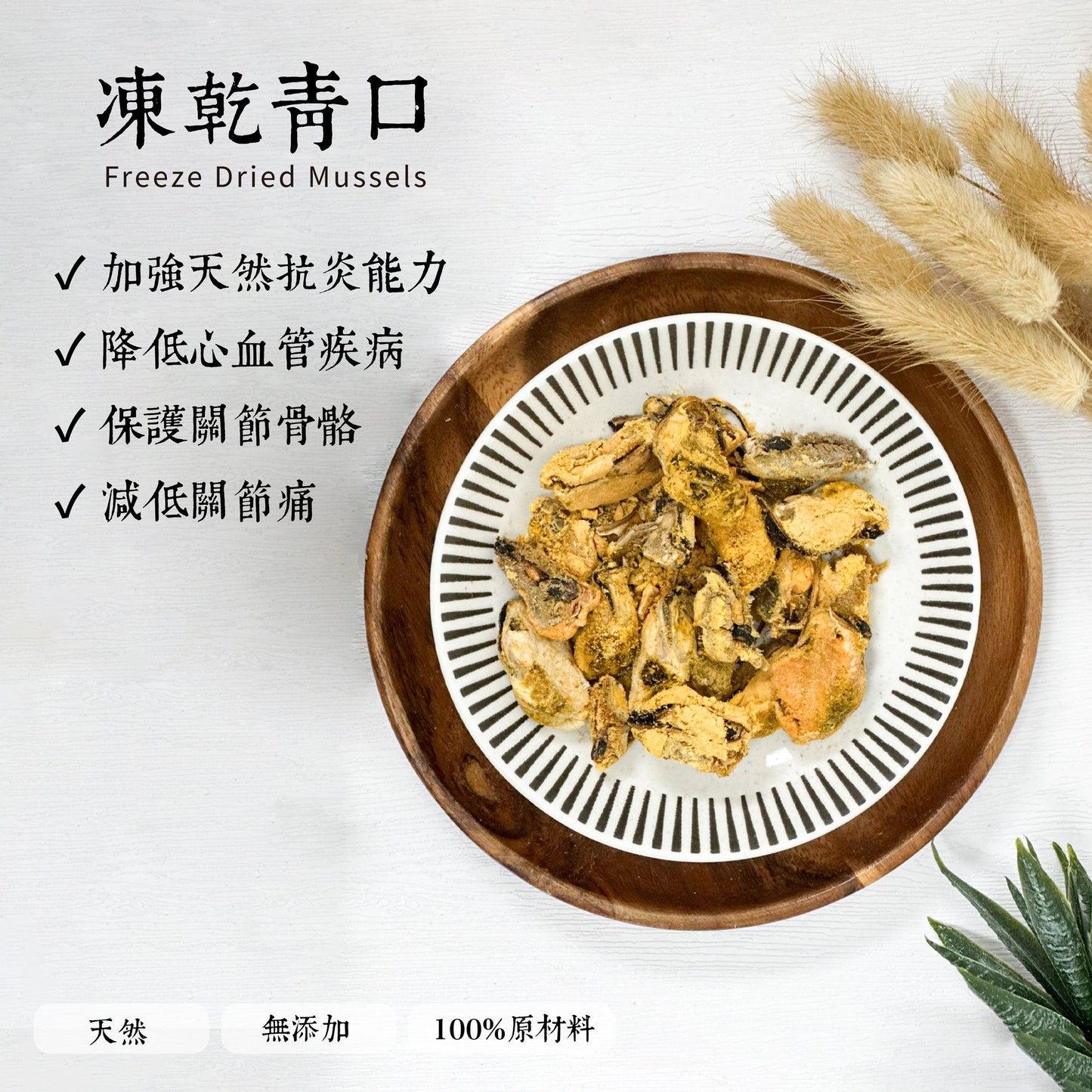 凍乾青口 Freeze dried Mussels